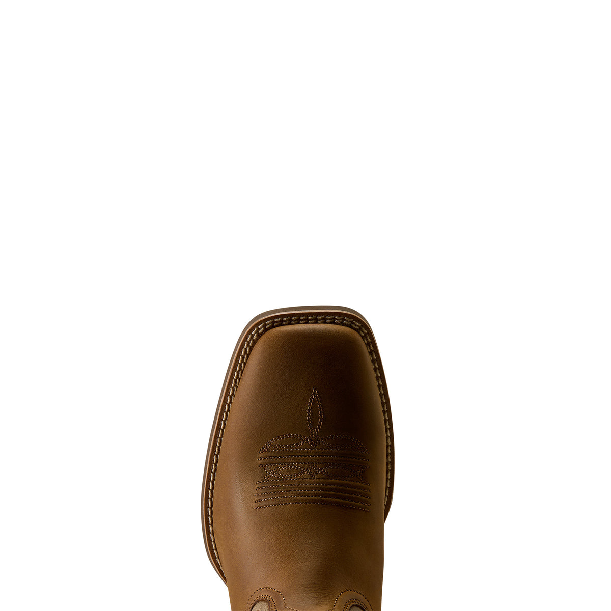 Ariat Men's Sport Buck Wide Square Toe Western Boots – Distressed Brown/Brown Bomber