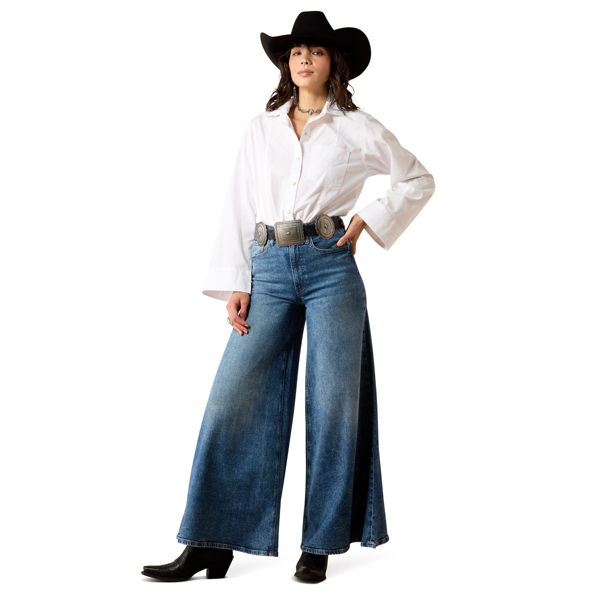 Ariat Women's Iris Moraine Super Wide Leg Jeans – Albuquerque