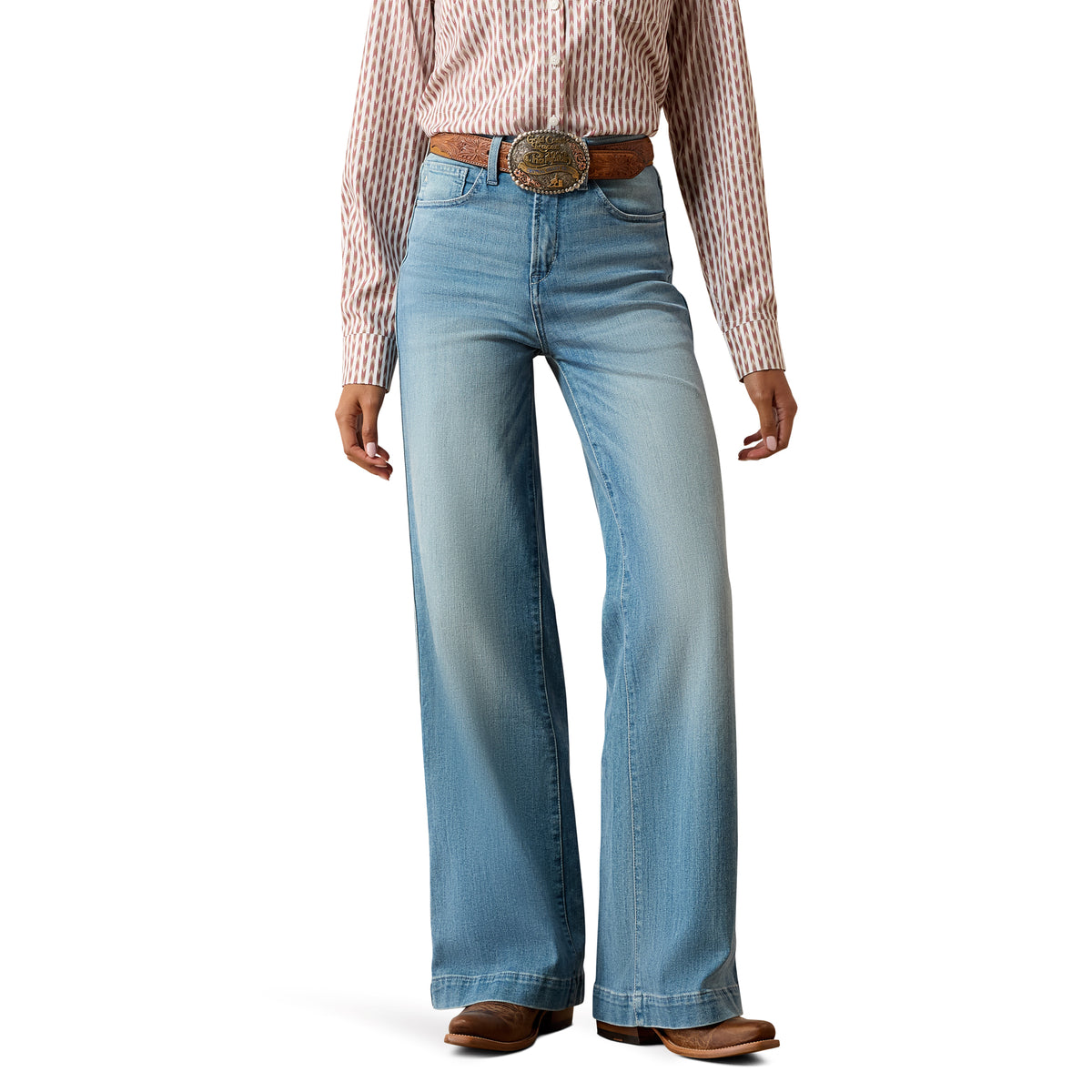 Ariat Women's Luana Ultra High Rise Wide Leg Jeans – Oklahoma
