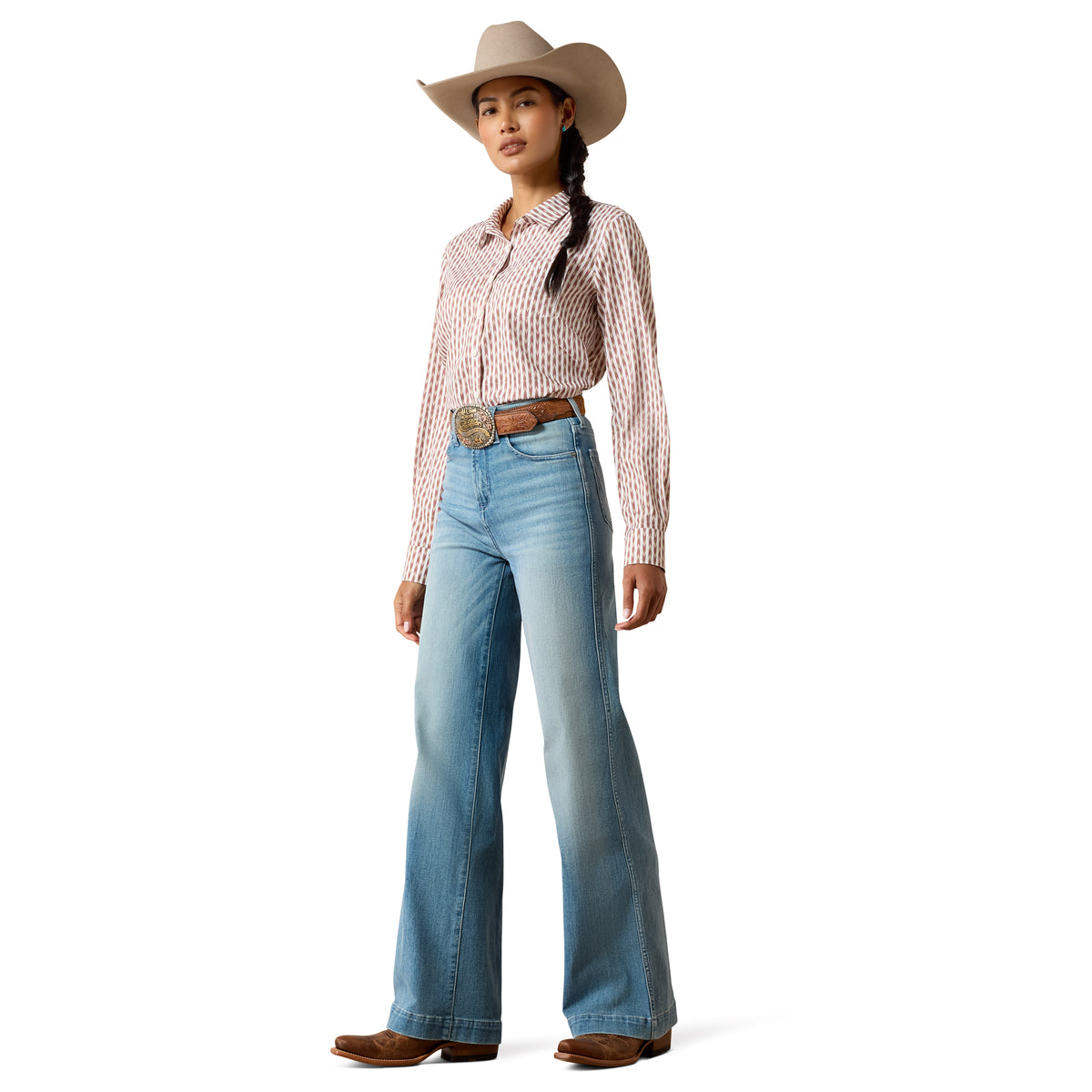 Ariat Women's Luana Ultra High Rise Wide Leg Jeans – Oklahoma