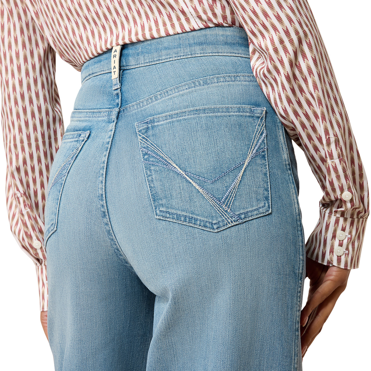 Ariat Women's Luana Ultra High Rise Wide Leg Jeans – Oklahoma