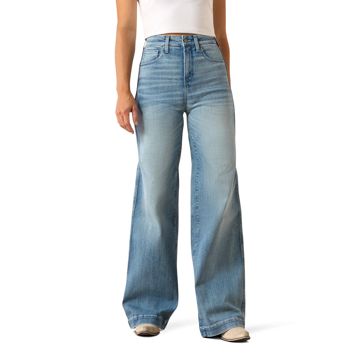 Ariat Women's Luana Ultra High Rise Wide Leg Jeans – Oklahoma