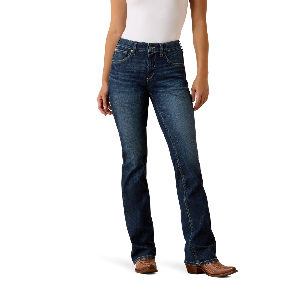 Ariat Women's Mazie High Rise Boot Cut Jeans – Plumas