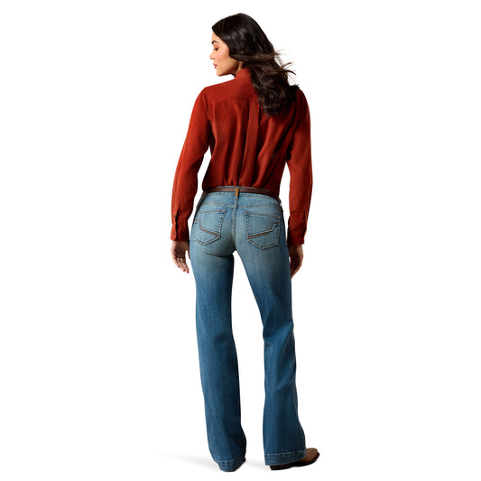 Ariat Women's Fabiana Mid Rise Trouser Jeans – Albuquerque
