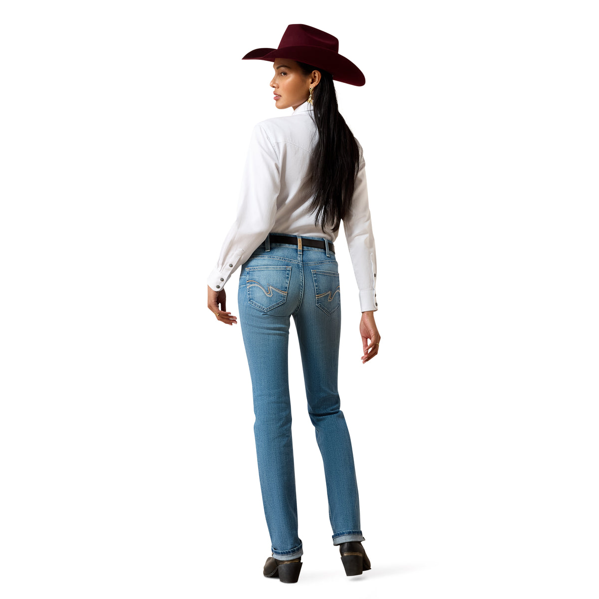 Ariat Women's Reya Perfect Rise Straight Jeans – Challis