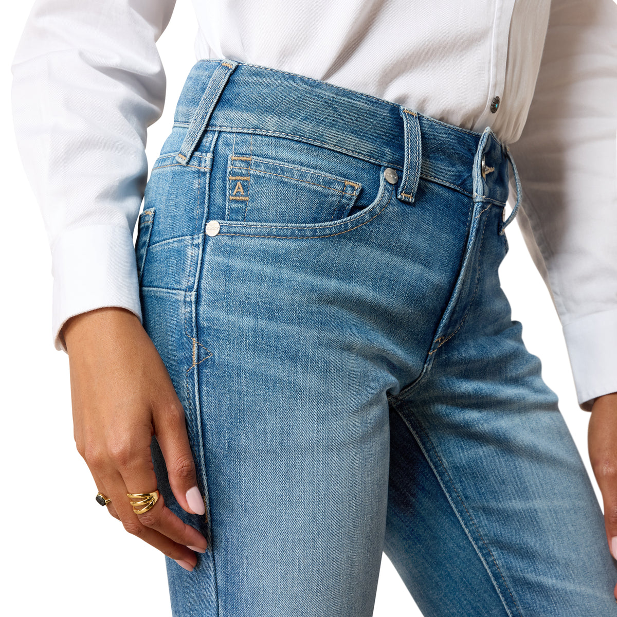 Ariat Women's Reya Perfect Rise Straight Jeans – Challis