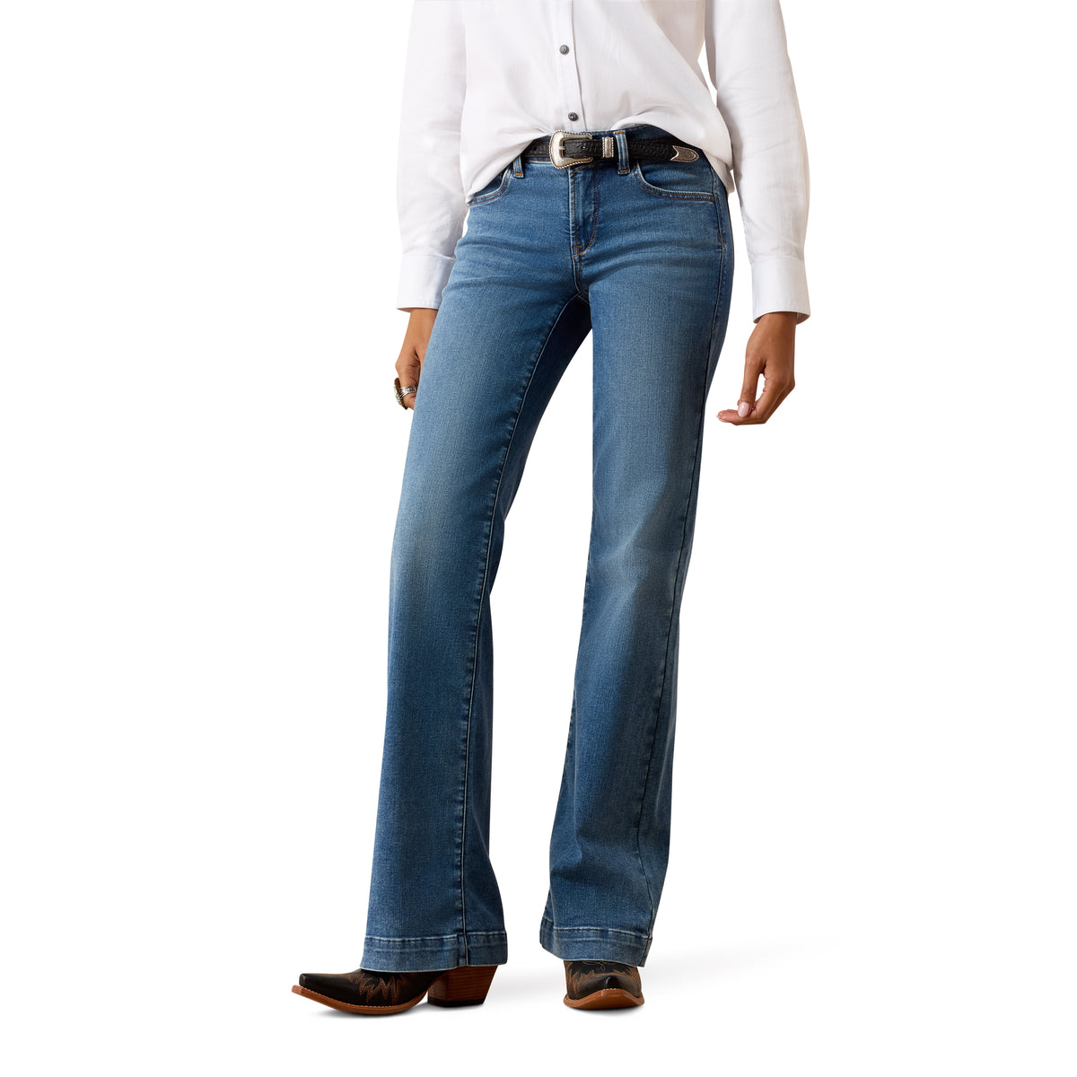 Ariat Women's Vilma Perfect Rise UltraStretch Trouser Jeans – Sky Valley
