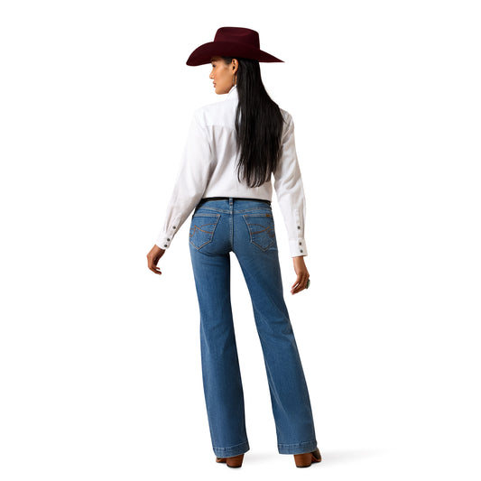 Ariat Women's Vilma Perfect Rise UltraStretch Trouser Jeans – Sky Valley