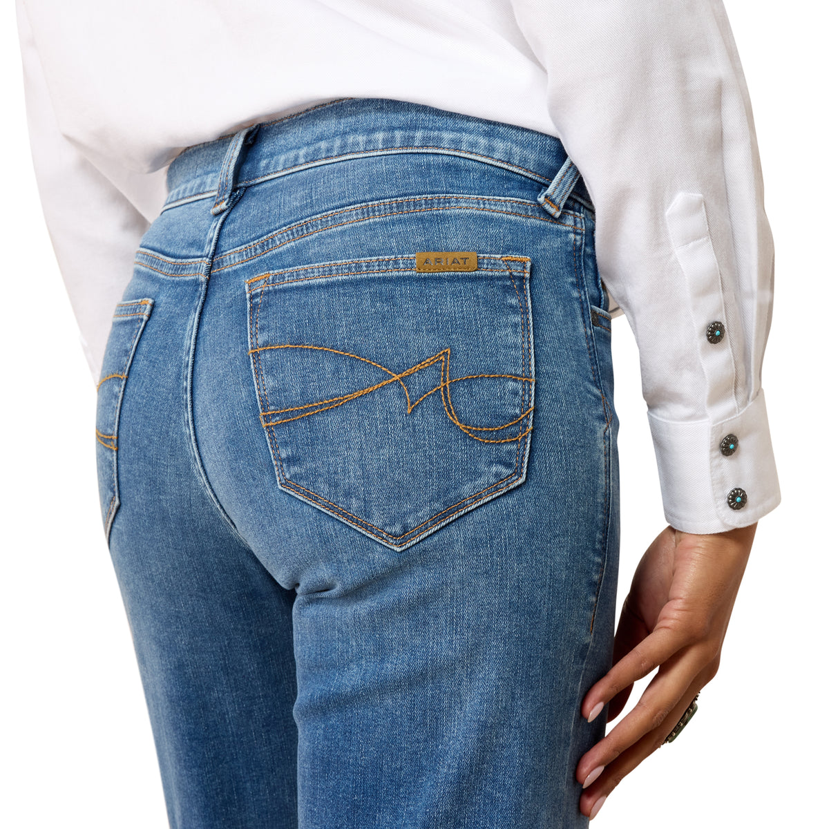 Ariat Women's Vilma Perfect Rise UltraStretch Trouser Jeans – Sky Valley