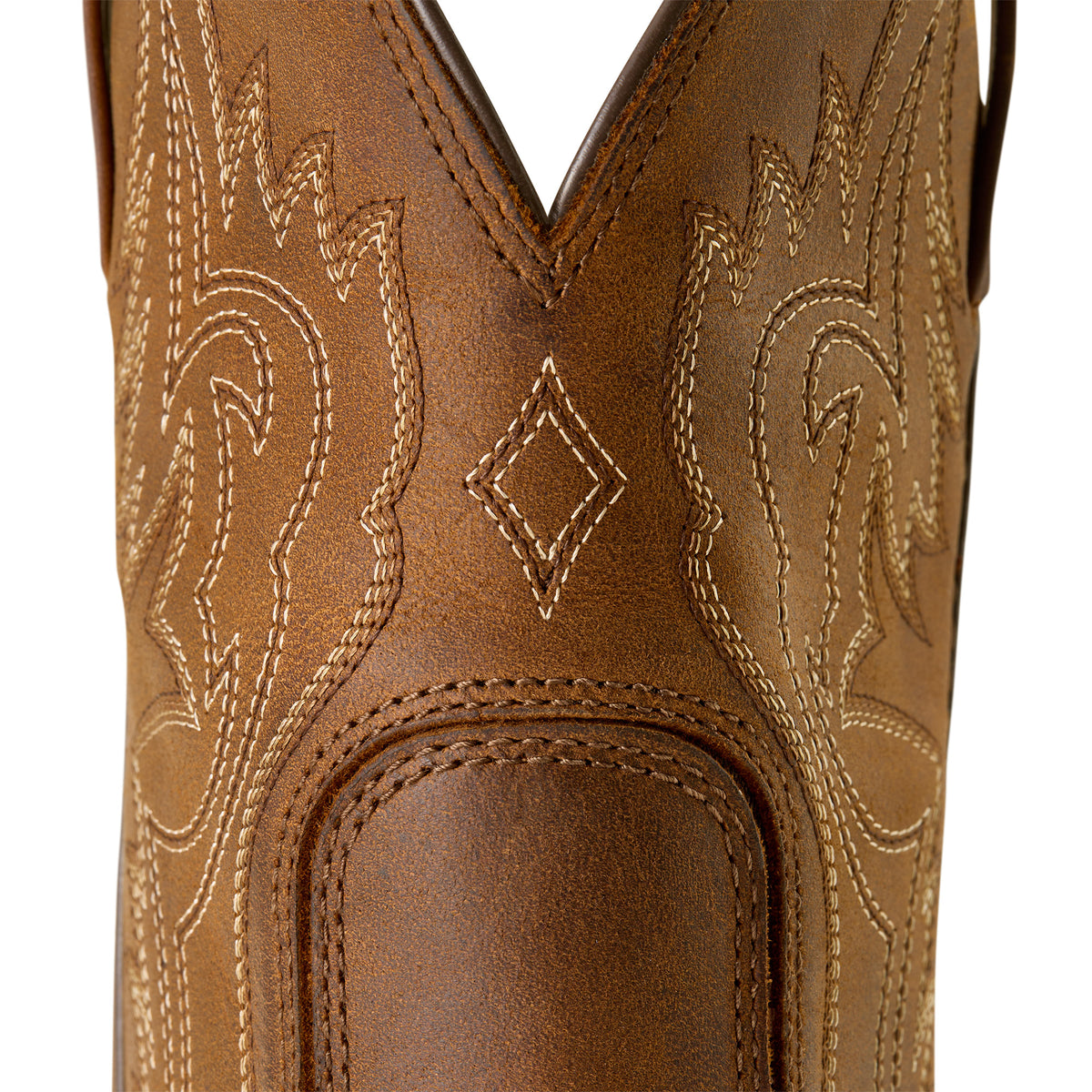 Ariat Men's Western Big Rig Wide Square Toe Boots – Distressed Brown