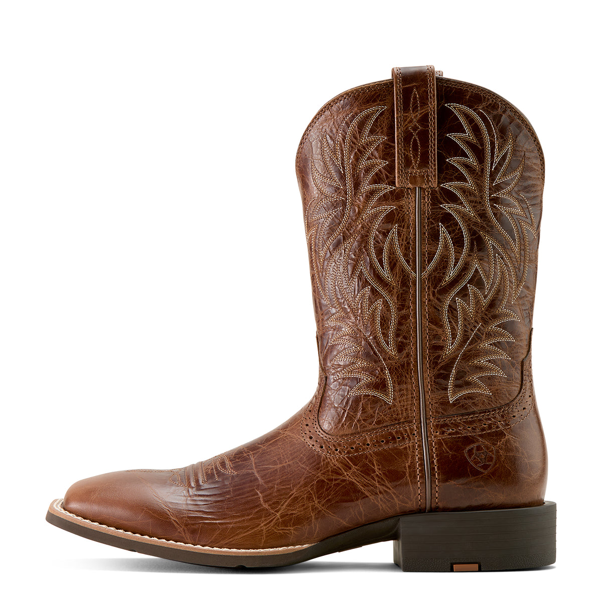 Ariat Men's Sport Western Wide Square Toe Boots – Dark Tan