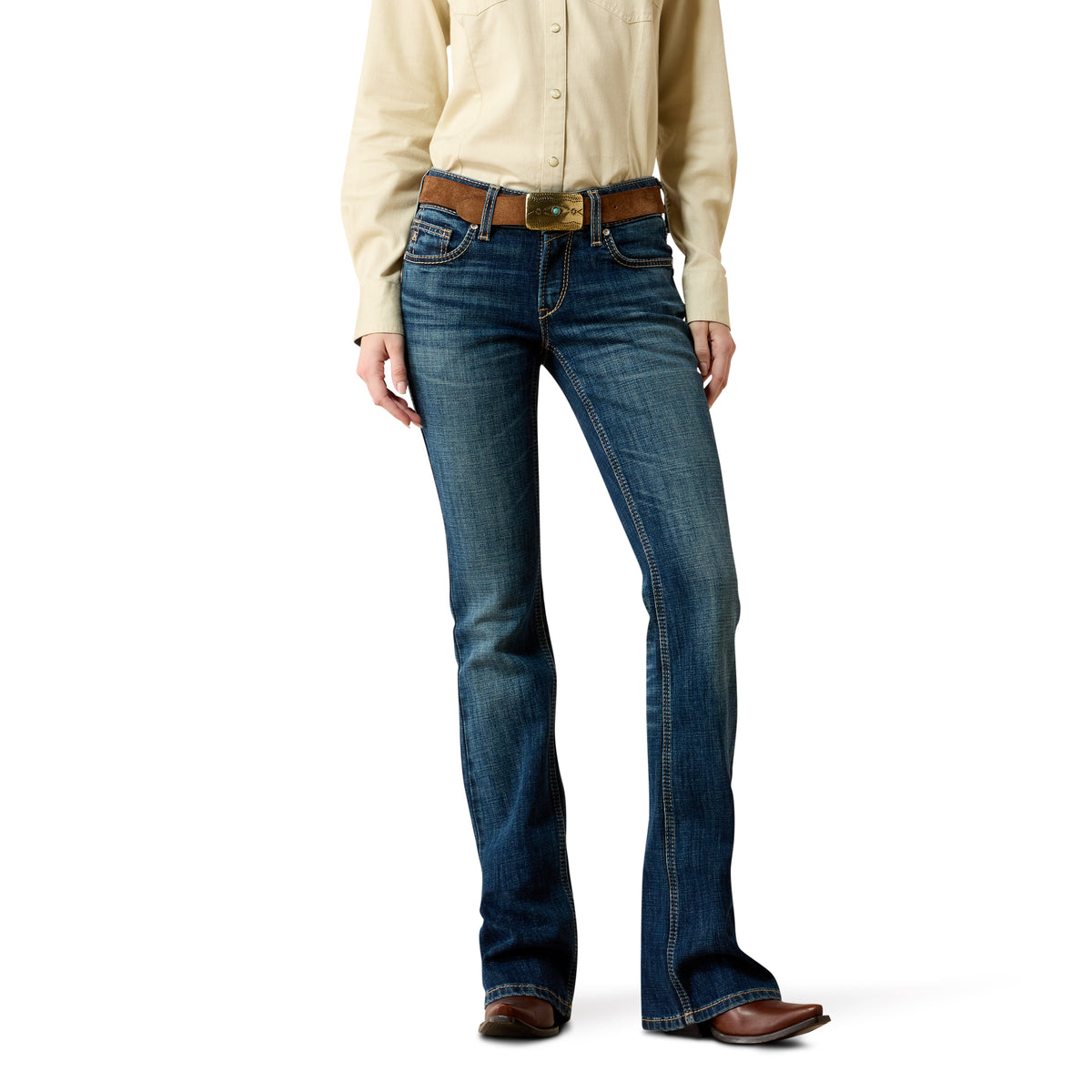 Ariat Women's Fiona Mid Rise Boot Cut Jeans – Istanbul