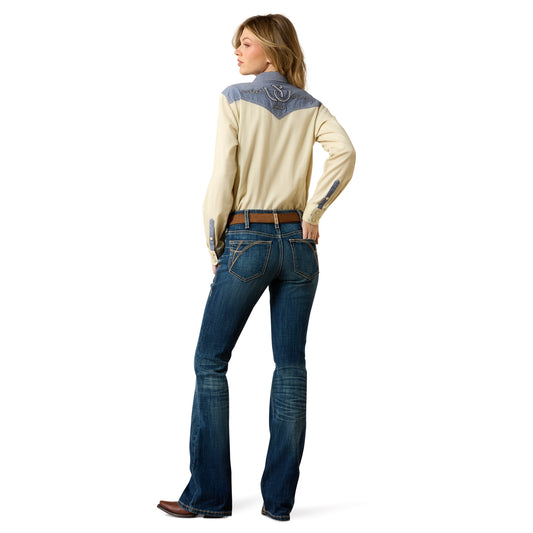 Ariat Women's Fiona Mid Rise Boot Cut Jeans – Istanbul