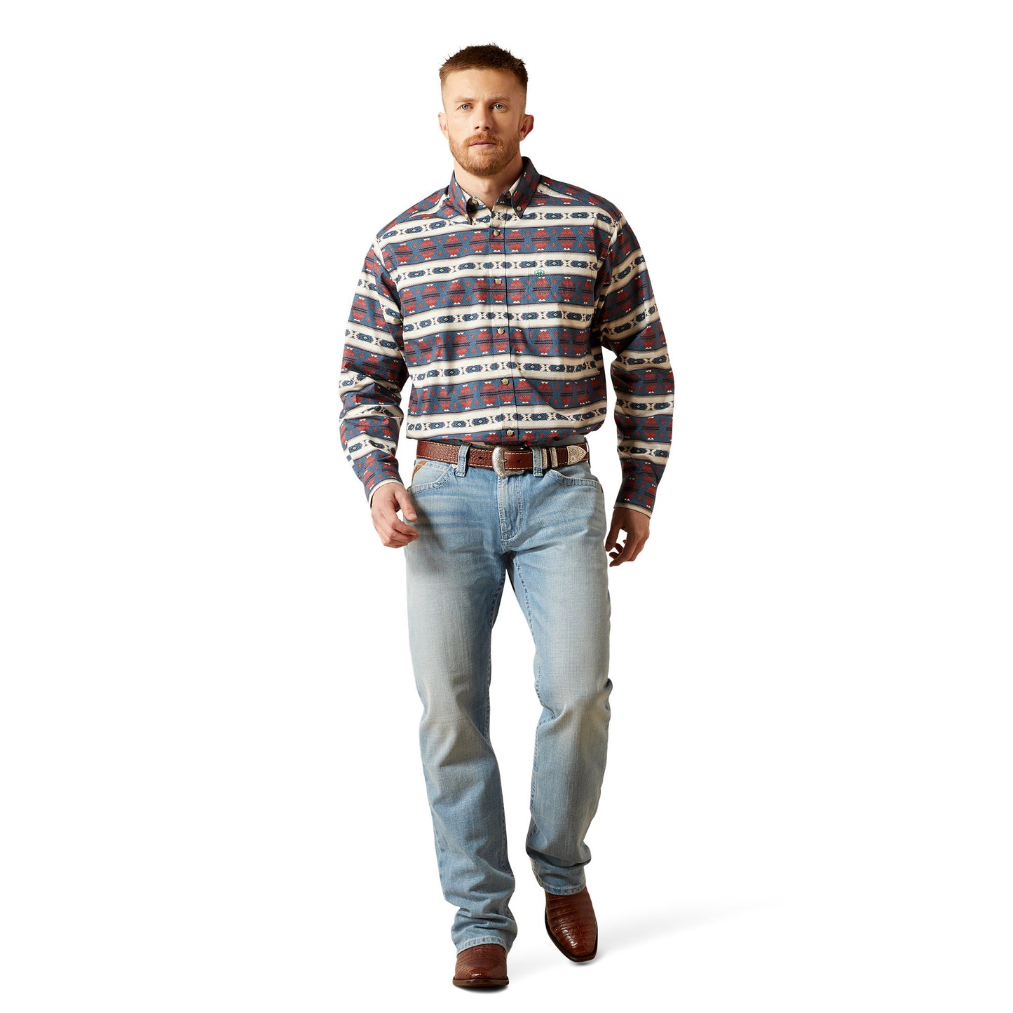 Ariat Men's Wilder Classic Fit Shirt - Dark Blue