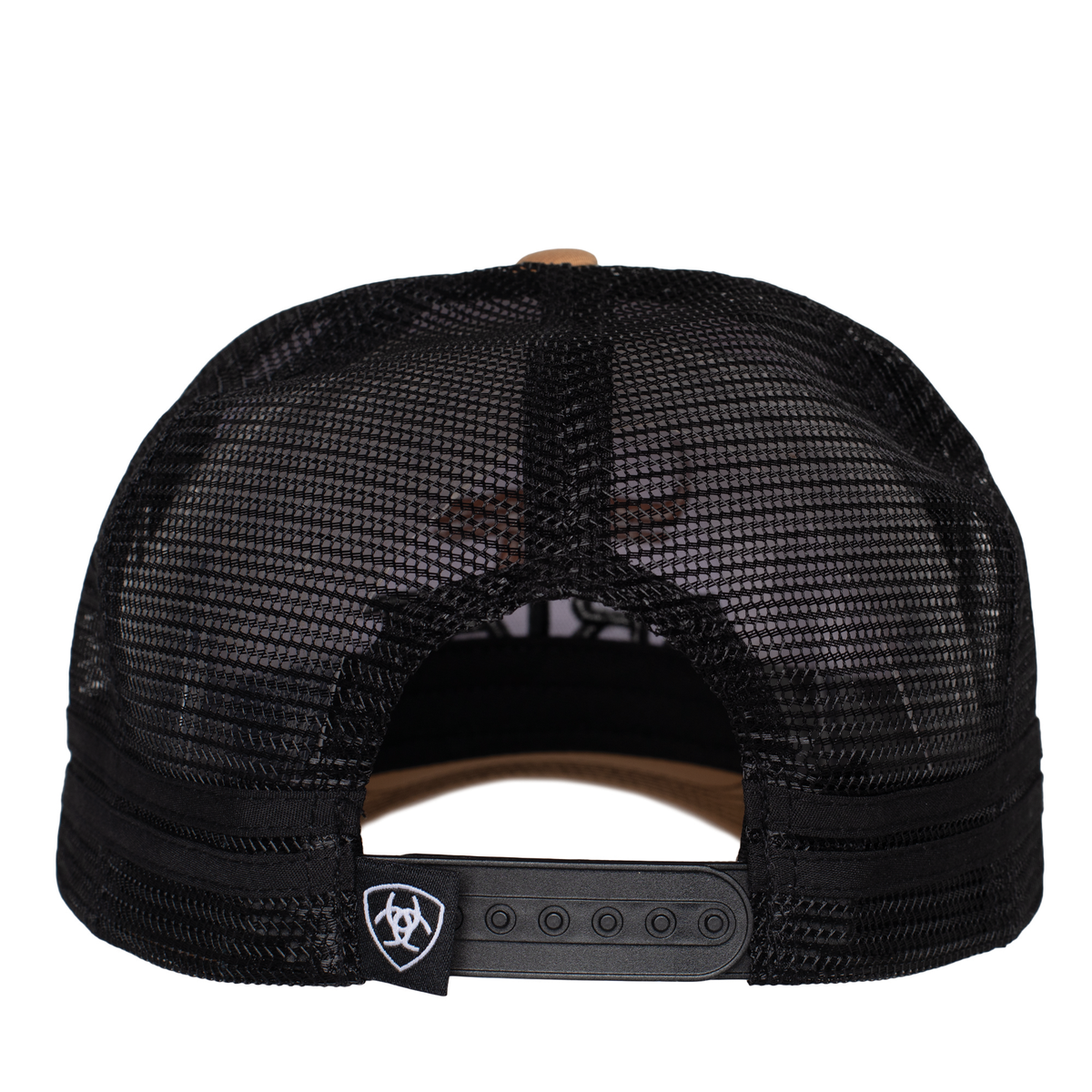 Ariat Bull Horn Trucker Cap – Black/Khaki