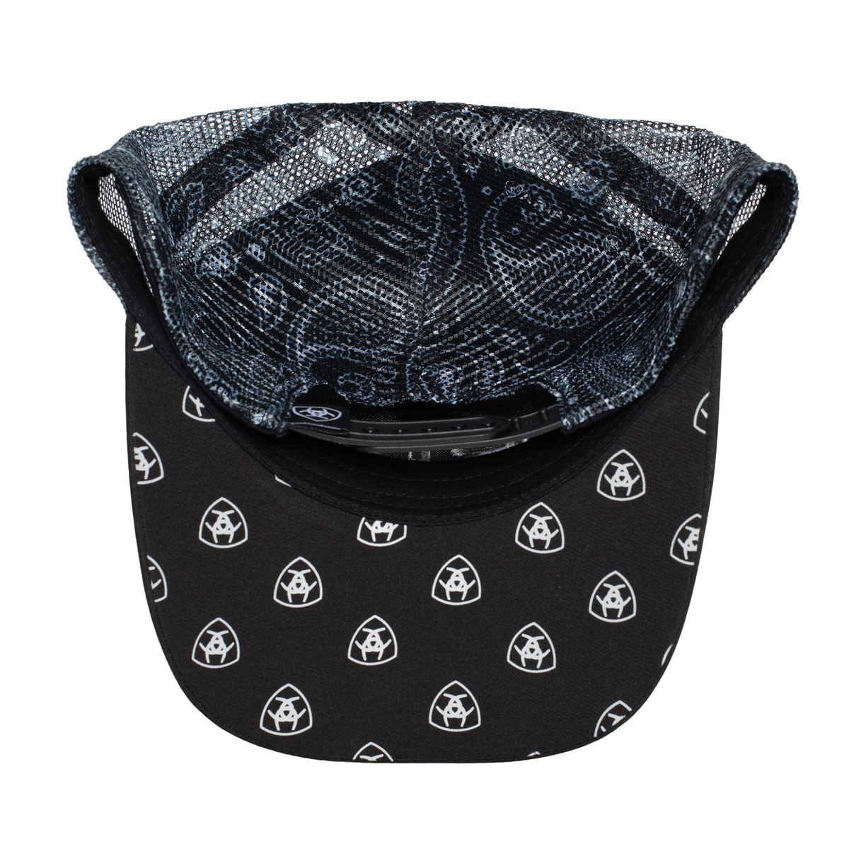 Ariat Paisley Trucker Cap – Black