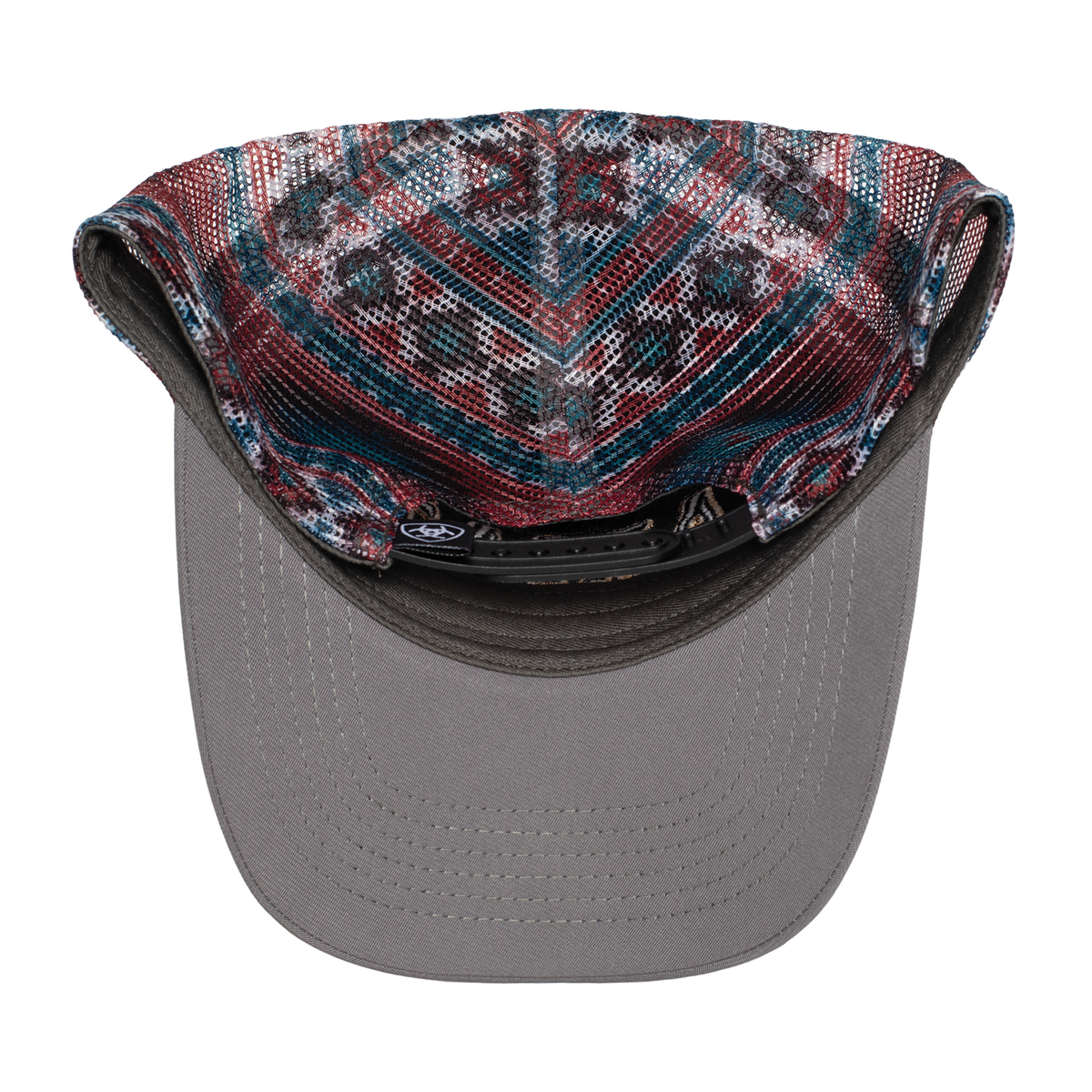 Ariat Long Horn Trucker Cap – Grey