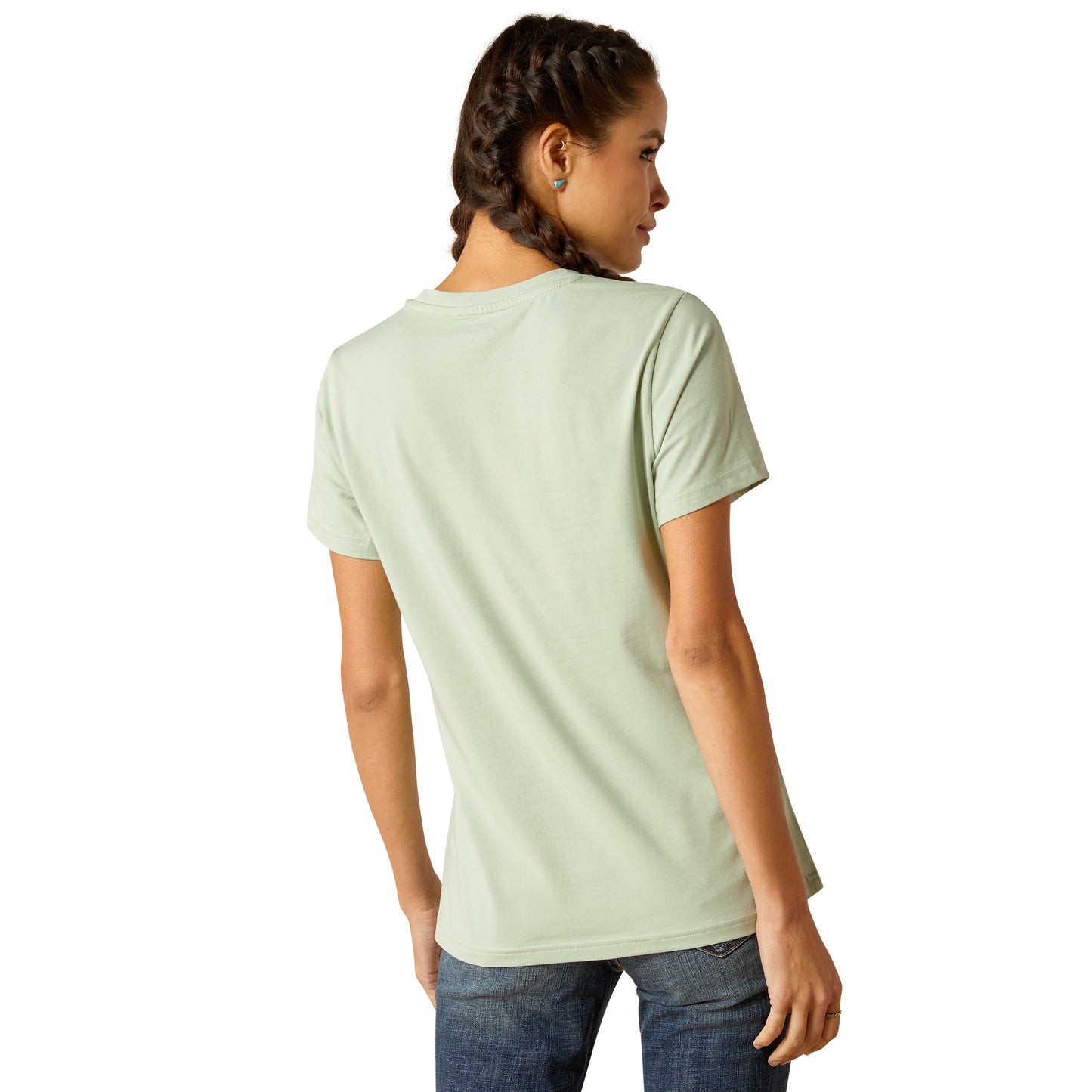 Ariat Ladies Classic T-Shirt Frosty Green