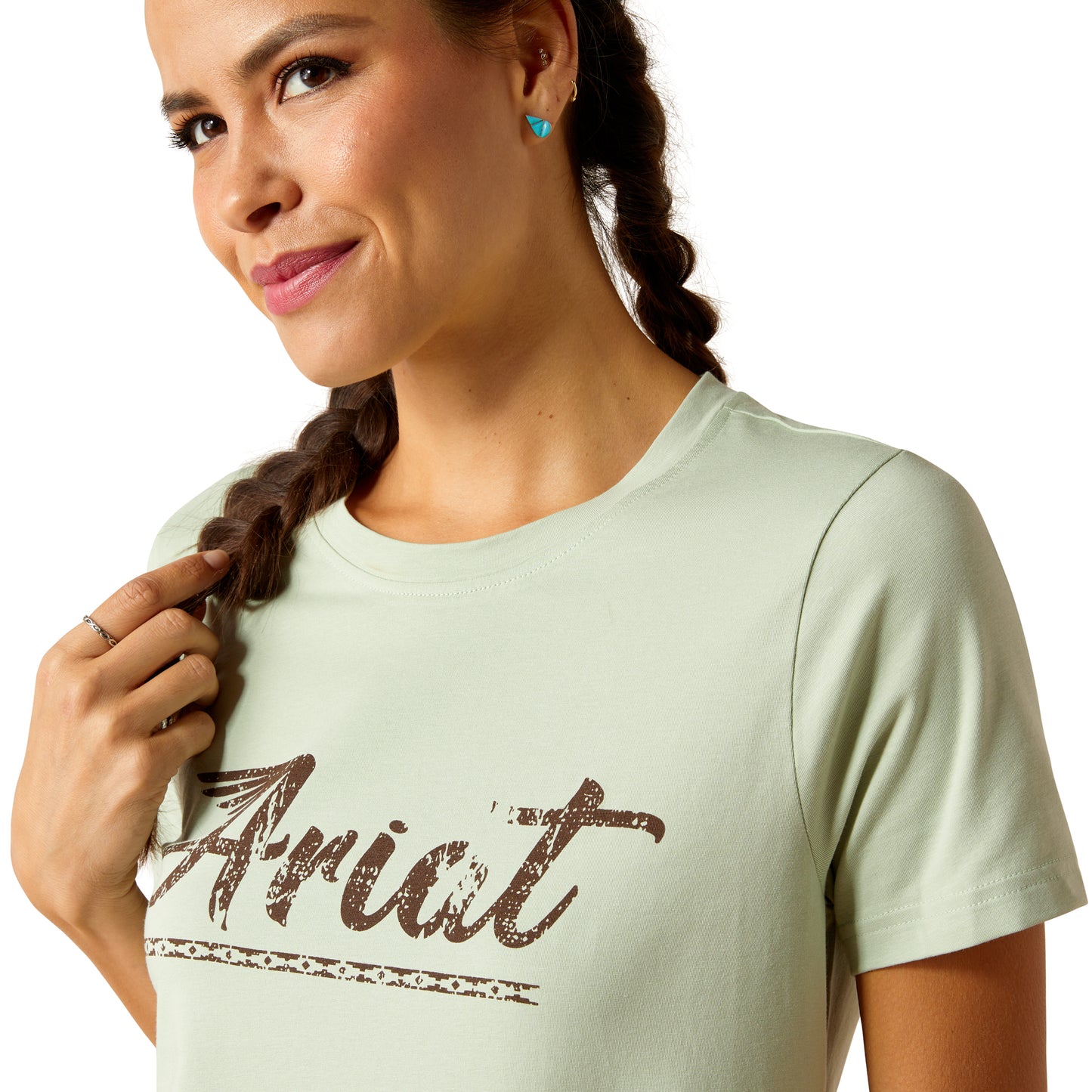 Ariat Ladies Classic T-Shirt Frosty Green