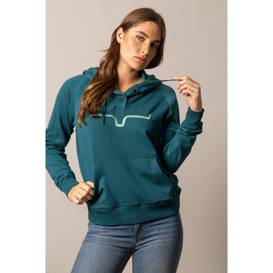 Kimes Ranch Womens Kenzie Hoodie - Dark Teal