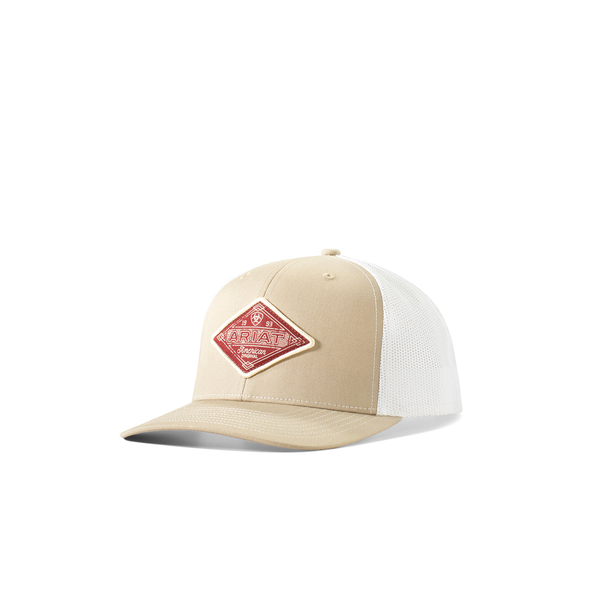 Ariat Men's Cap Diamond Patch Cream