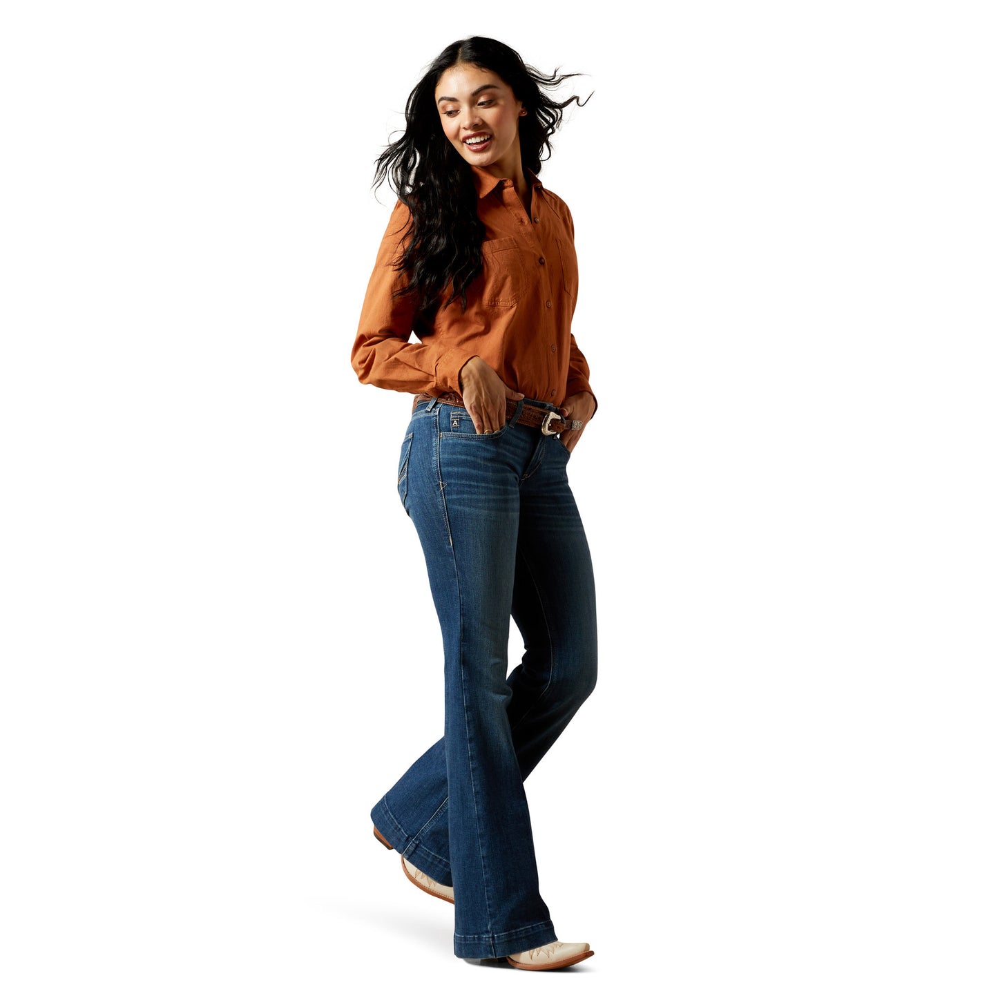 Ariat Women's Perfect Rise Slim Trouser Jeans - Leslie Vermont