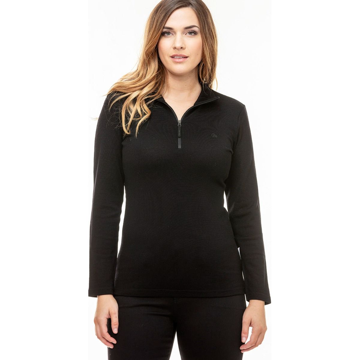 Swanndri Women's Plymouth Merino Pullover Black