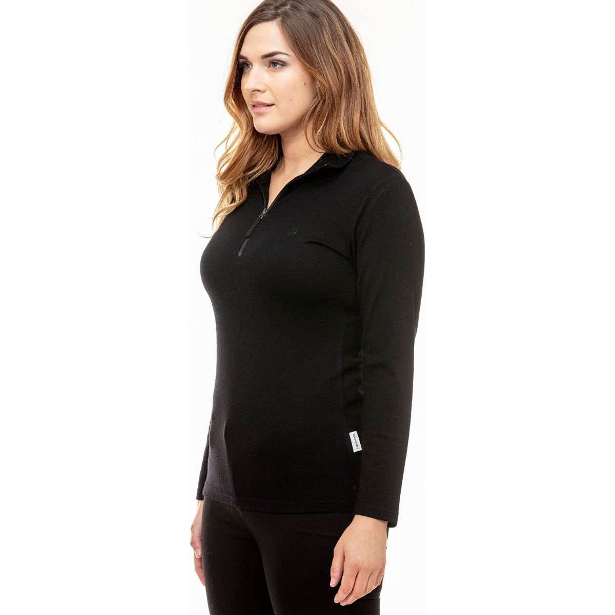 Swanndri Women's Plymouth Merino Pullover Black