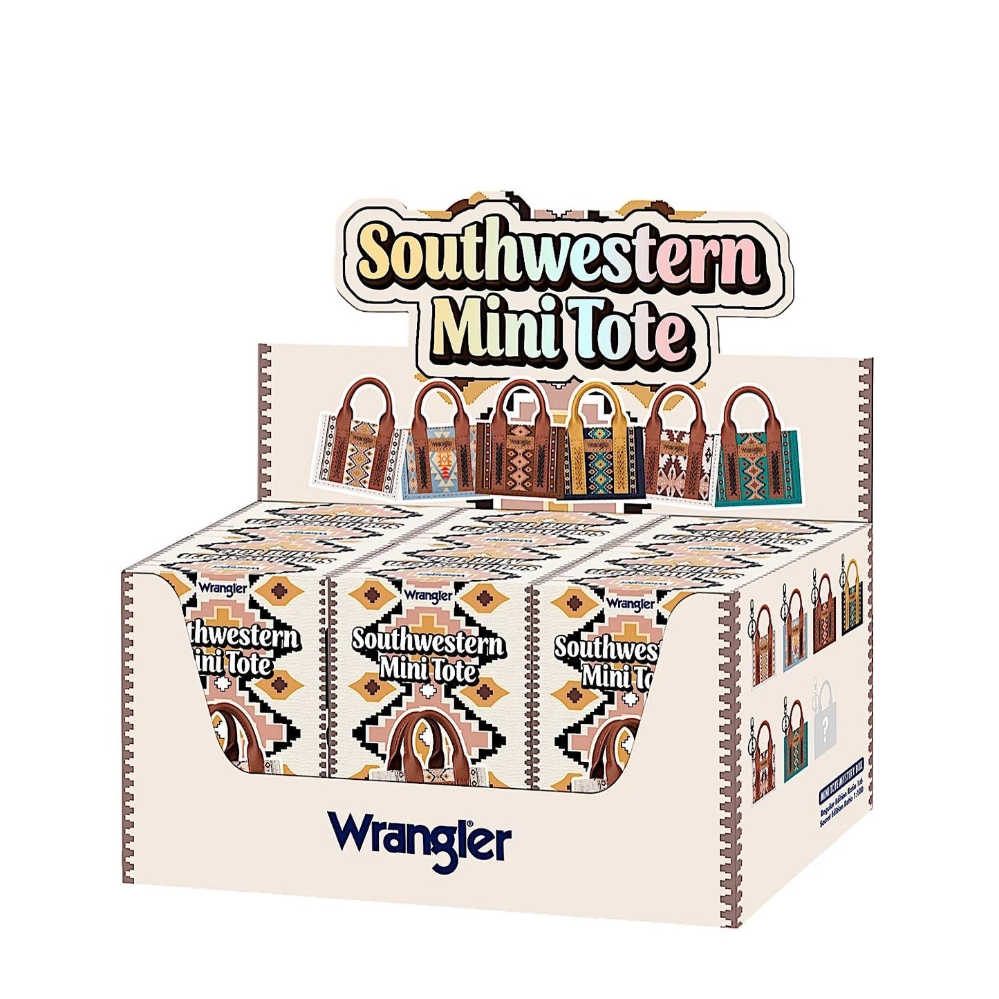 Wrangler Southwestern Mini Tote Bag – Surprise Multi Blind Box Key Ring