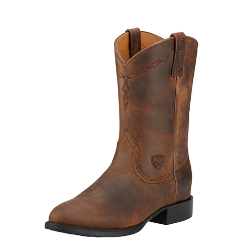 Ariat Womens Heritage Roper Distressed Brown