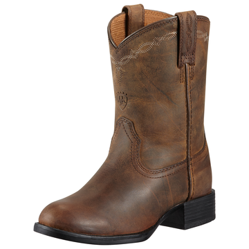 Ariat Kids Heritage Roper Distressed Brown