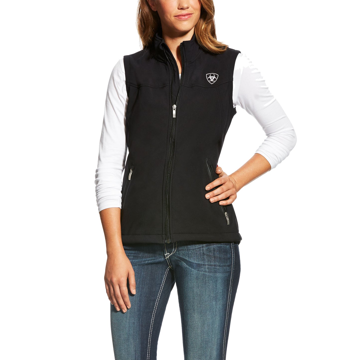 Ariat Women's New Team Softshell Vest Black