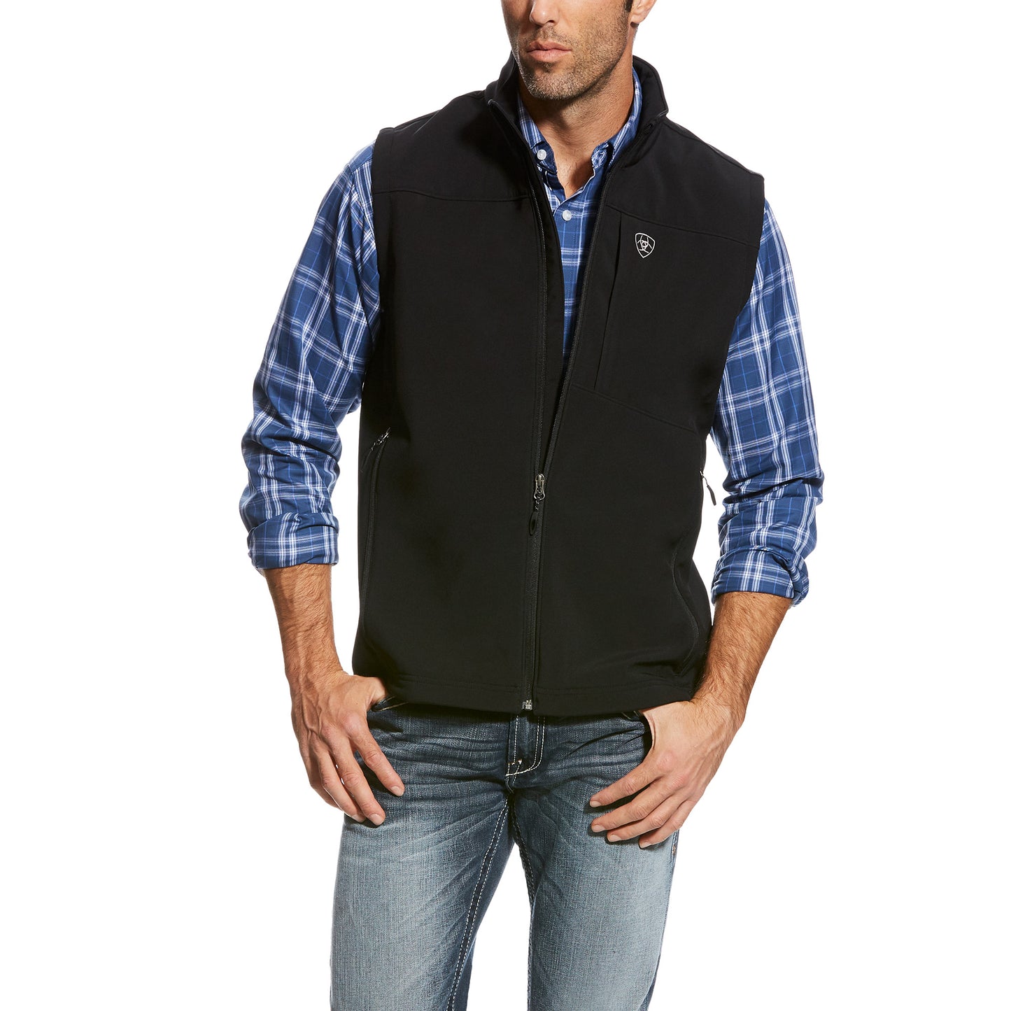 Ariat Men's Vernon 2.0 Softshell Vest Black