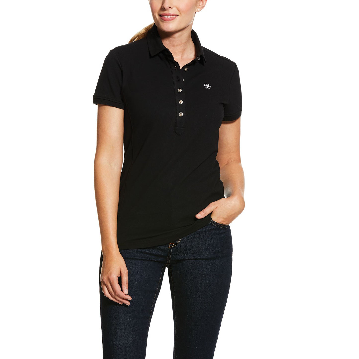 Ariat Women's Prix 2.0 Polo Black