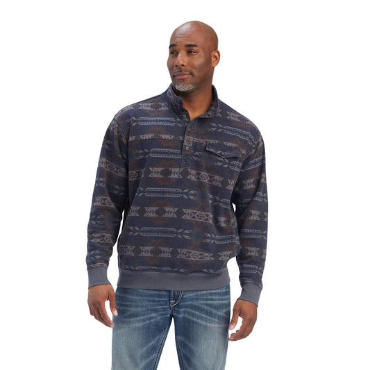 Ariat Mens Printed Overdyed Washed Sweater