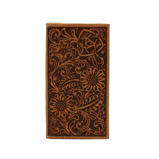 Ariat Rodeo Wallet Tan Embossed Flower