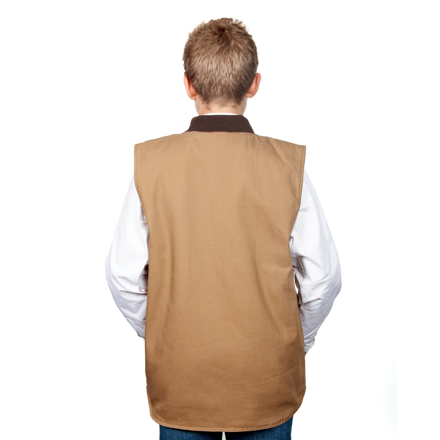 Just Country Kid's Junior Diamantina Vest Khaki