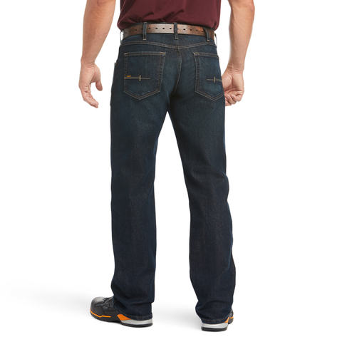 Ariat Mens Rebar M5 DuraStretch Straight Jean Blackstone