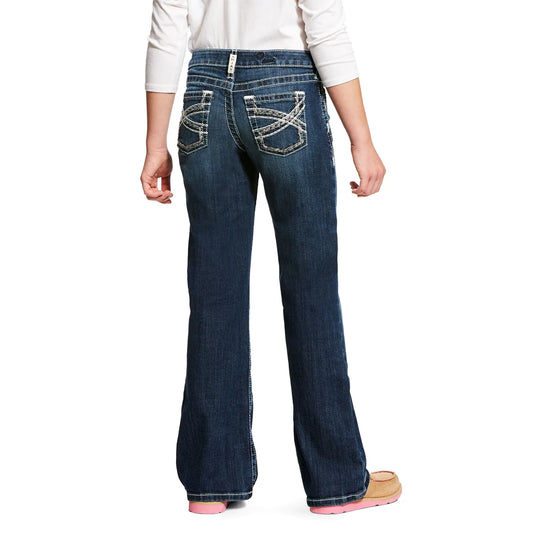 Ariat Girls R.E.A.L. Entwined Boot Cut Dresden