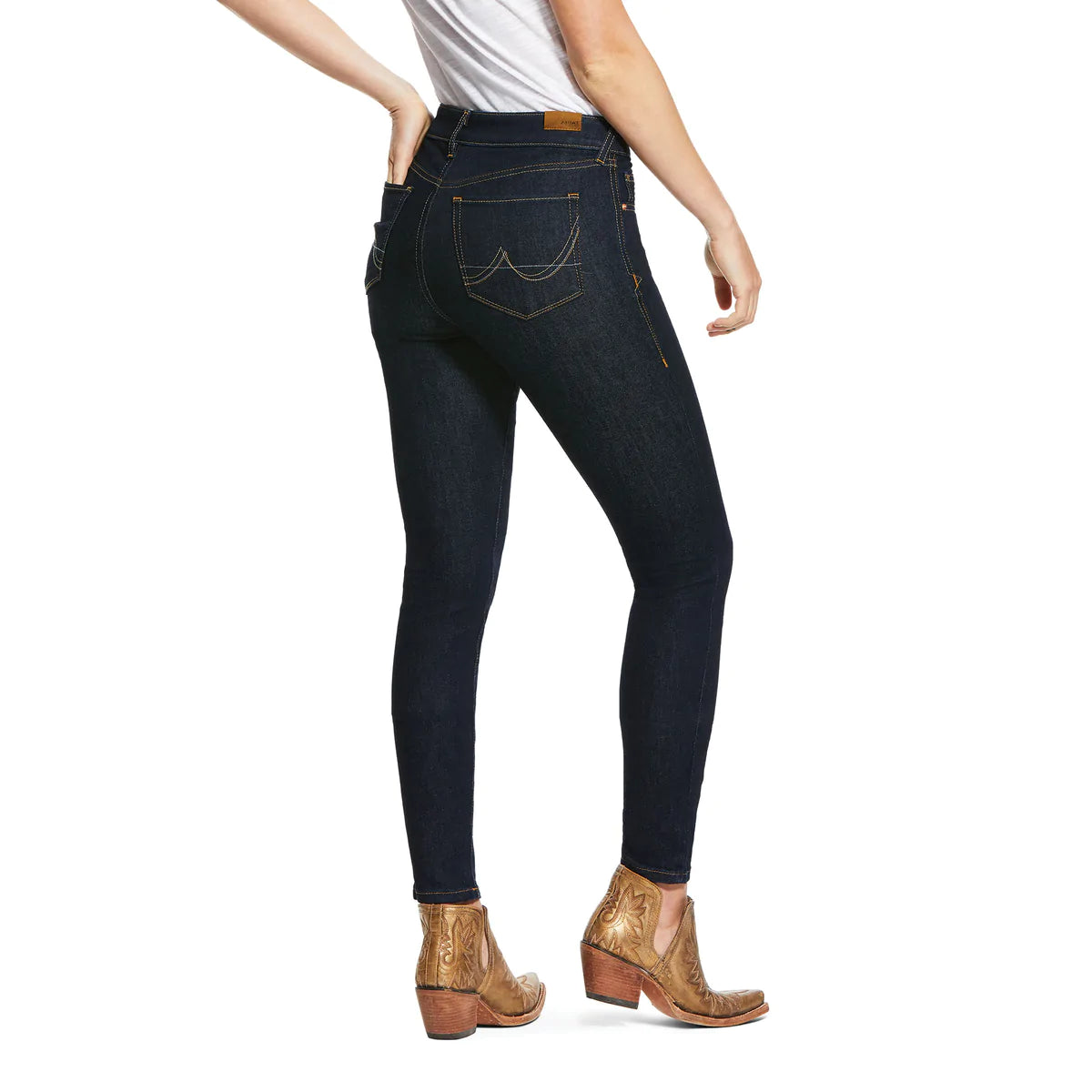 Ariat Women's Ultra Stretch Perfect Rise Skinny Sidewinder Rinse