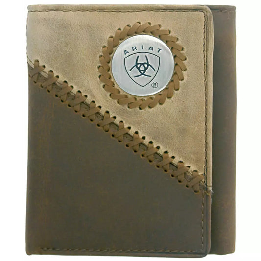 Ariat Tri-Fold Wallet (WLT3100A) Distressed