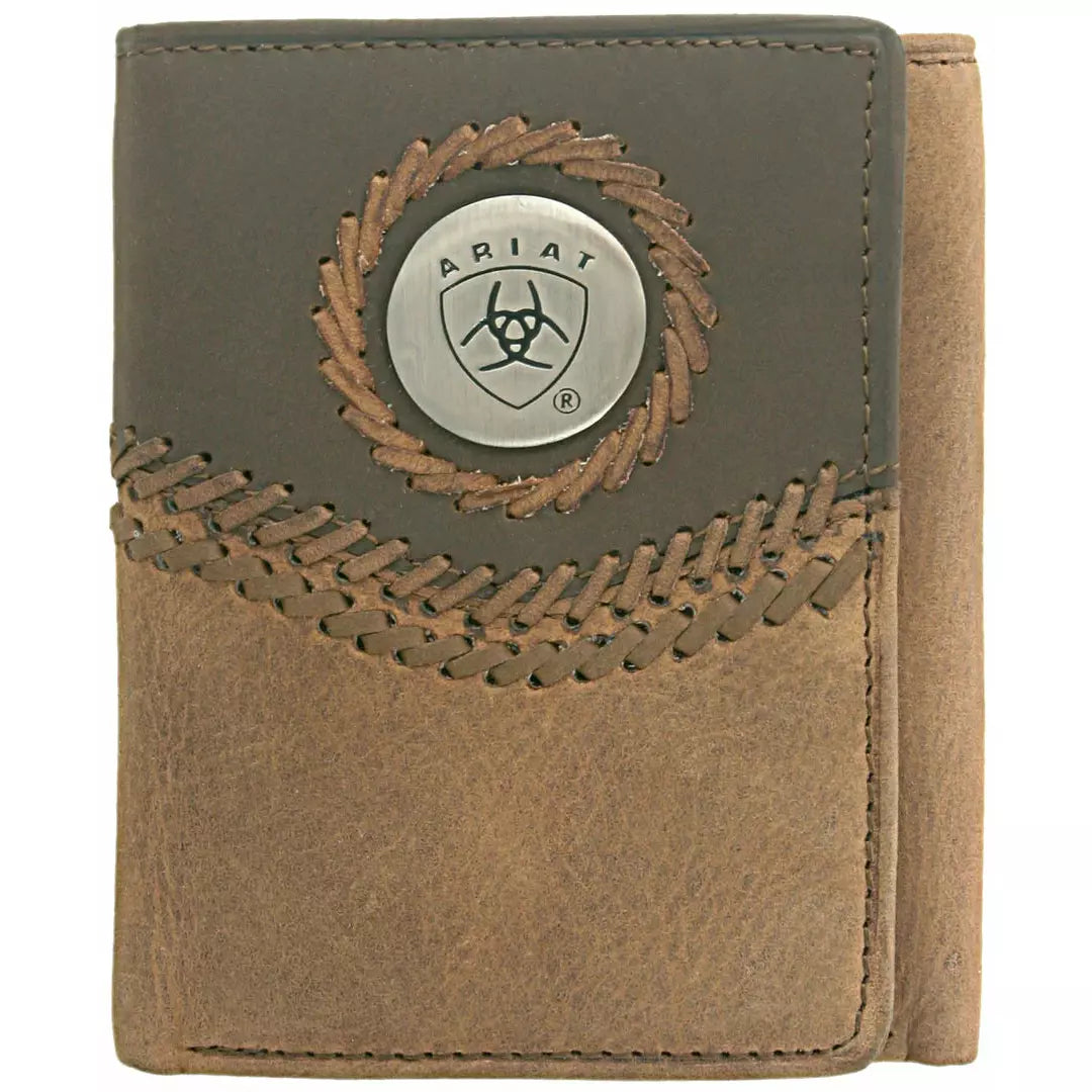 Ariat Tri-Fold Wallet (WLT3101A) Tan