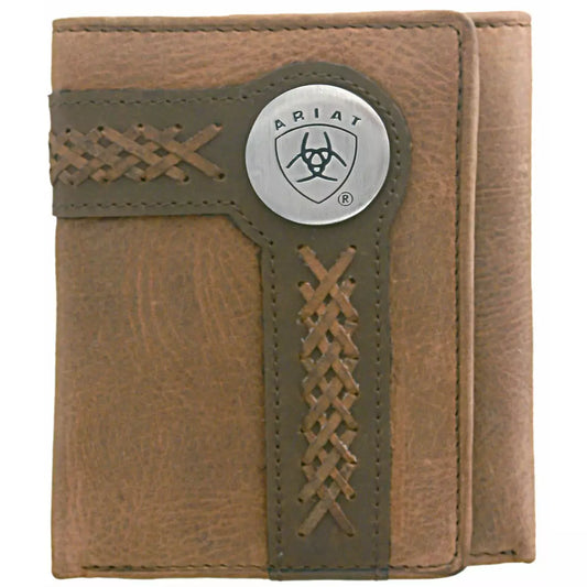 Ariat Tri-Fold Wallet (WLT3102A) Tan