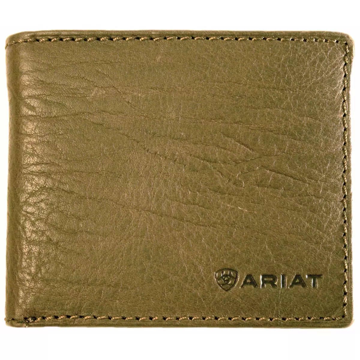Ariat bi fold wallet dark brown leather western wallet Australia