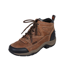 Ariat men’s DuraTerrain waterproof work boots distressed brown leather Australia