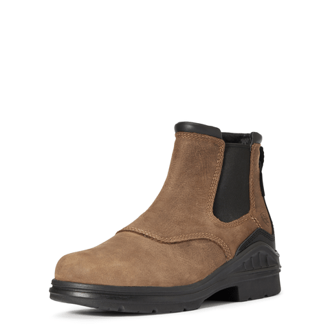 Ariat Women’s Barnyard Twin Gore II Waterproof Work Boots – Antique Brown - Billy Goats Country Outfitters