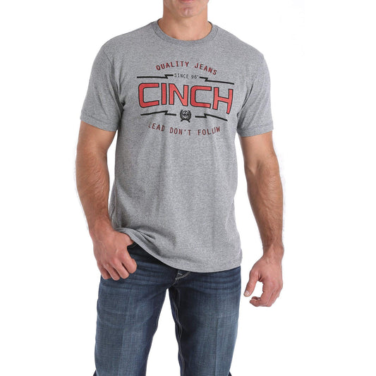 Cinch Men's Classic Logo Tee Carbon